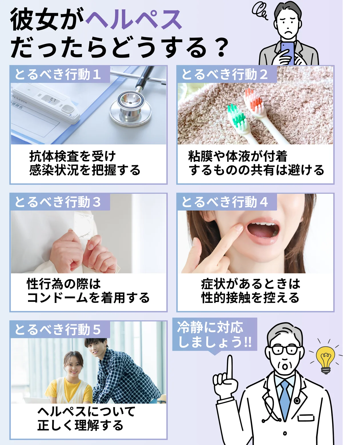 彼女がヘルペスだったらどうする?