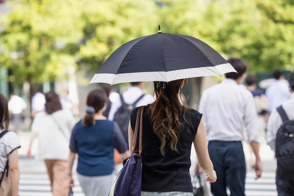 紫外線対策をする