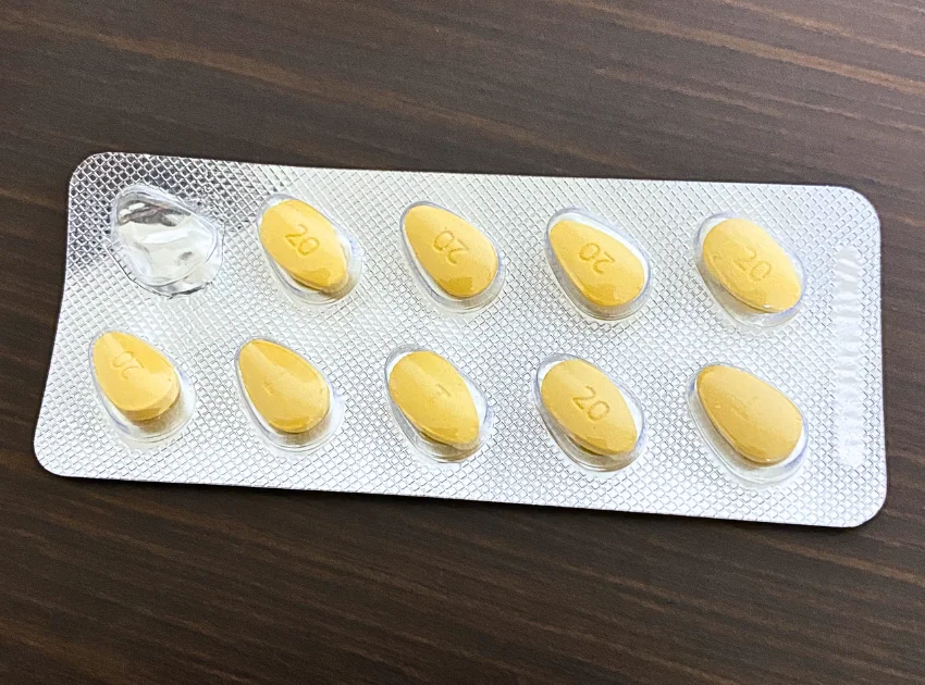 ビダリスタ(VIDALISTA)20mg を1錠使用して、残り9錠が入っているシート