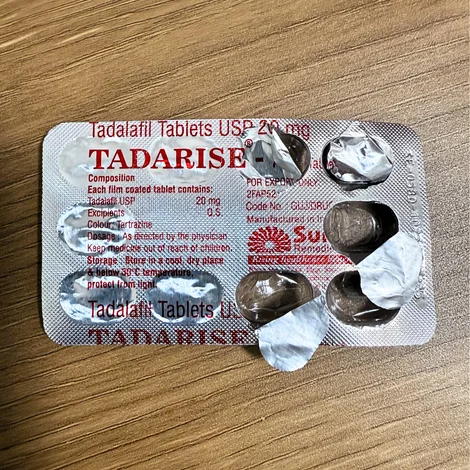 タダライズ(TADARISE-20)20mgの10錠中5錠を使ったシート