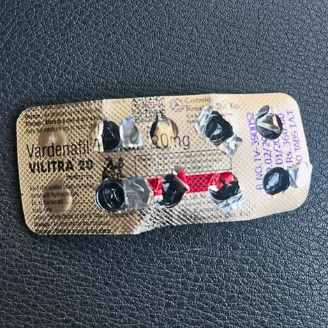 ビリトラ(VILITRA)20mgの2錠が残っているシート