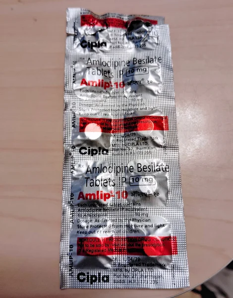 アムリプ(Amlip)10mg(10錠)の使いかけシート