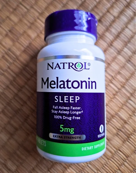 NATROL メラトニン(Melatonin)5mgのボトル