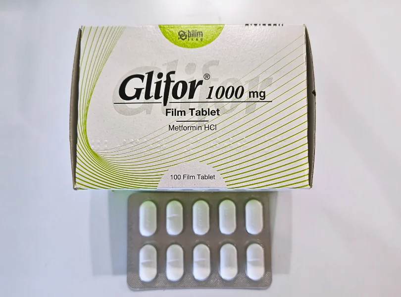 グリフォー(Glifor:メトホルミン)1000mgの箱とシート