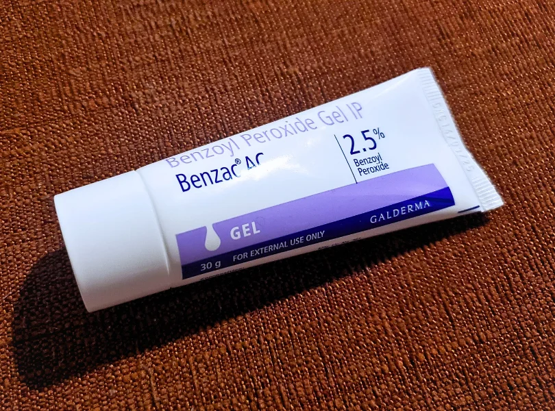 ベンザックACジェル(Benzac AC GEL) 2.5%のチューブ