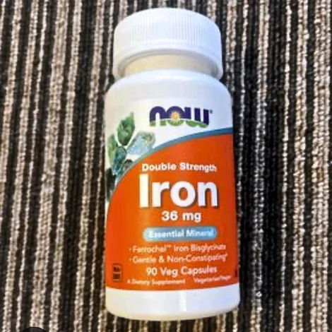 NOW Foods アイアン(Iron)36mgのボトル