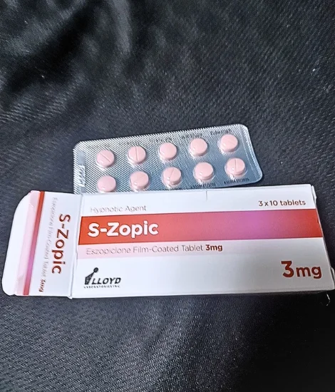 エスゾピック(S-Zopic)3mgのシートと箱