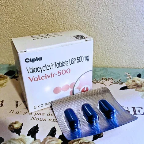 バルシビル(valcivir)500mgの箱と3錠入ったシート