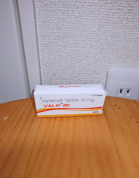 バリフ（VALIF）20mgの箱