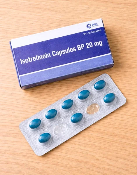 イソトレチノイン(Isotretinoin)20mgの箱とシート