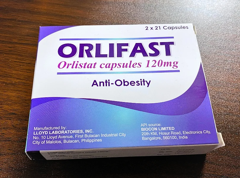 オルリファスト(ORLIFAST)120mgの箱