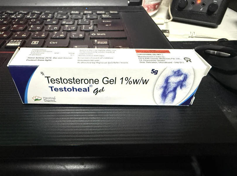 テストステロン（Testosterone）1% 5g の箱