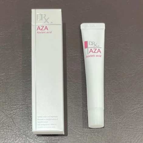 AZAクリア(DRx AZA Azelaic acid)のパッケージとチューブ