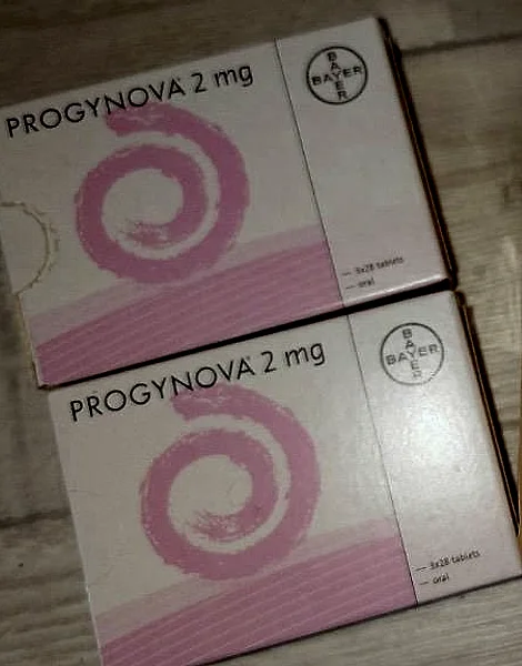 プラギノーバ(PROGYNOVA)2mg の箱