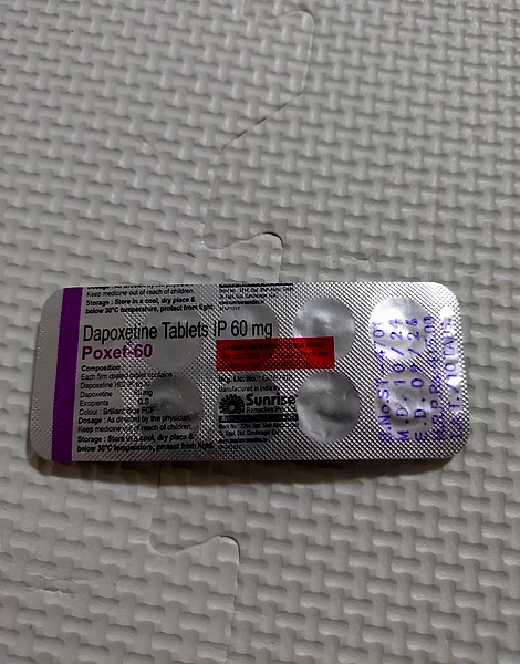 ポゼット(Poxet)60mg のシート(裏面)