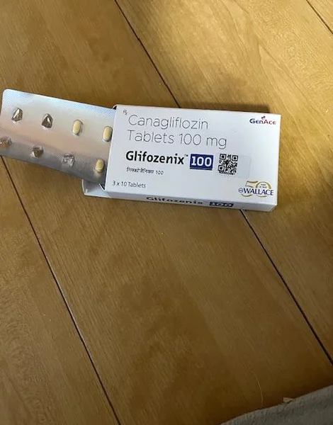 グリフォゼニクス（Glifozenix）100mg の箱とシート