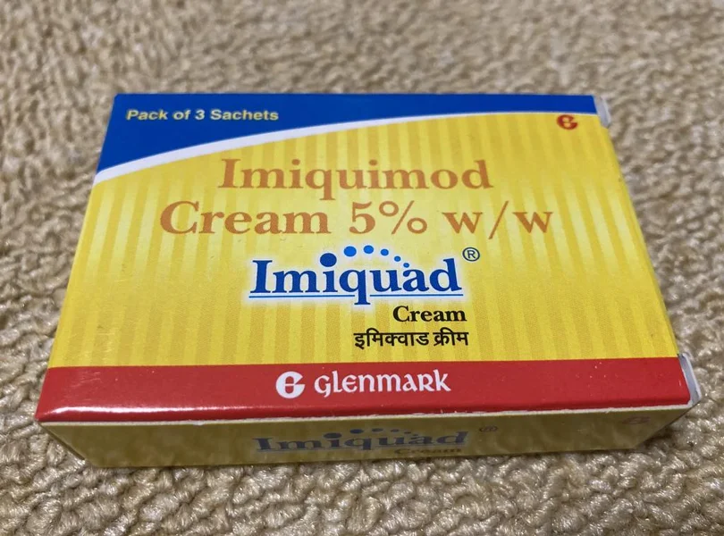 イミキアドクリーム(Imiquad Cream)5%w/w 3包入りの外箱