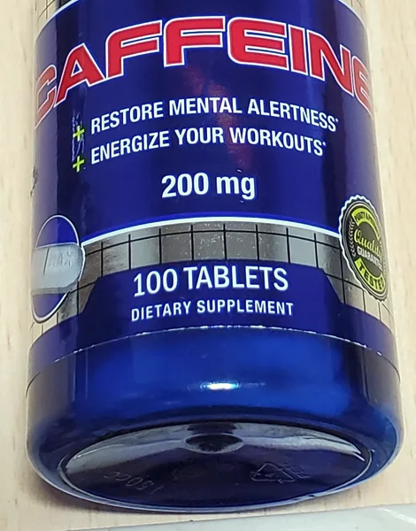 オールマックスカフェイン 200mg のボトル