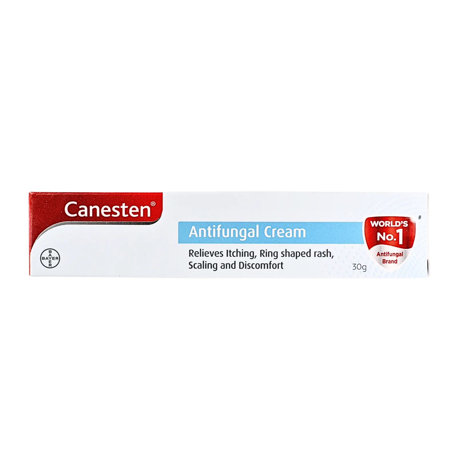 カーネステンクリーム（Canesten）1%の箱（表面）