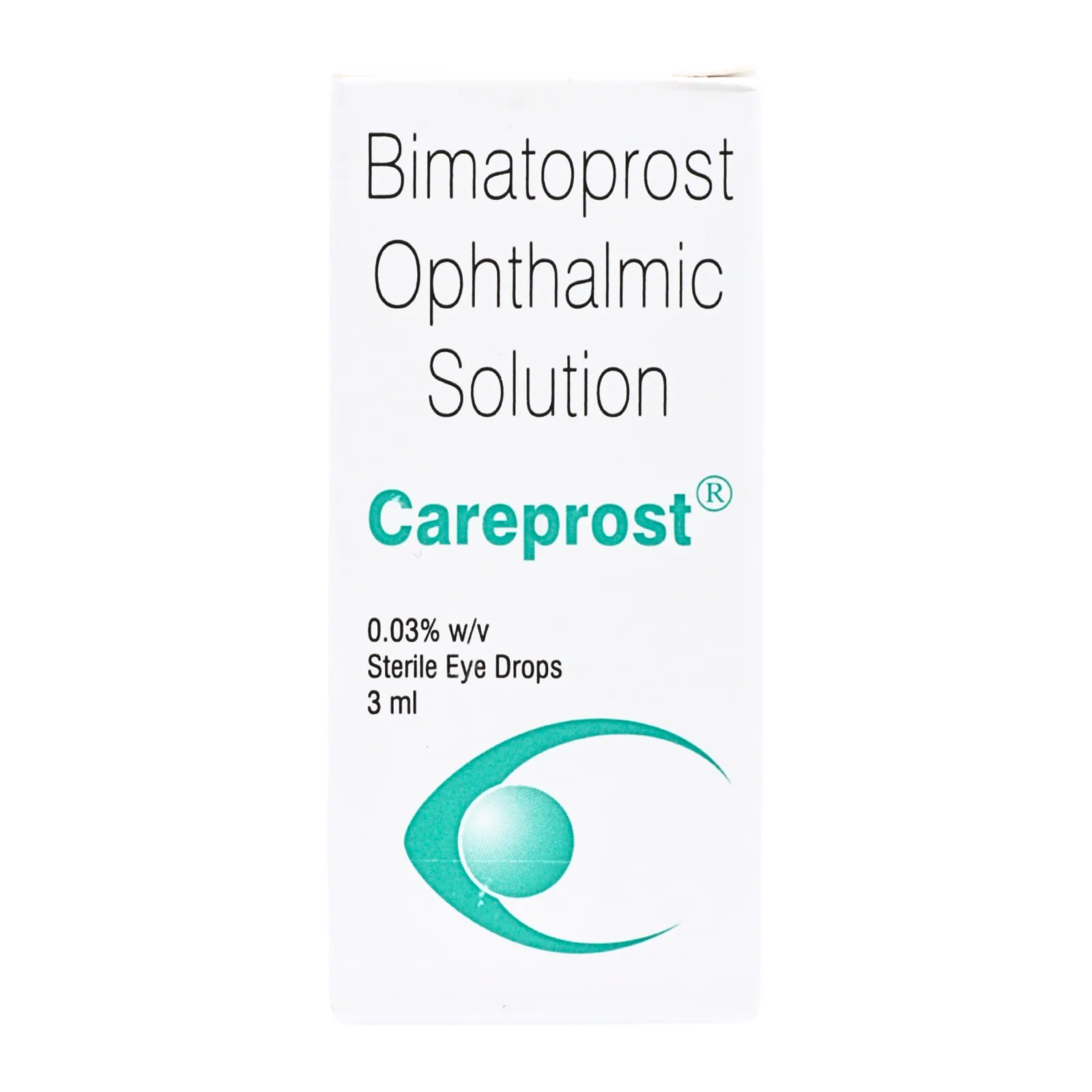 ケアプロスト（Careprost）の箱（表面）