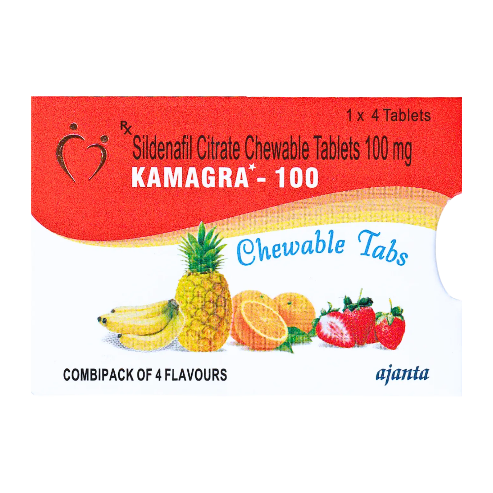 カマグラチュアブル（KAMAGRA Chewable）の箱（表面）