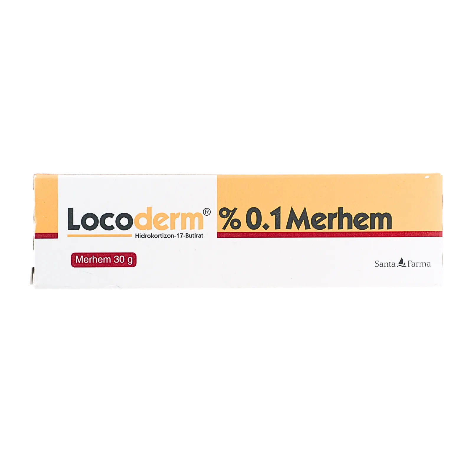 ロコダーム（Locoderm）の箱（表面）