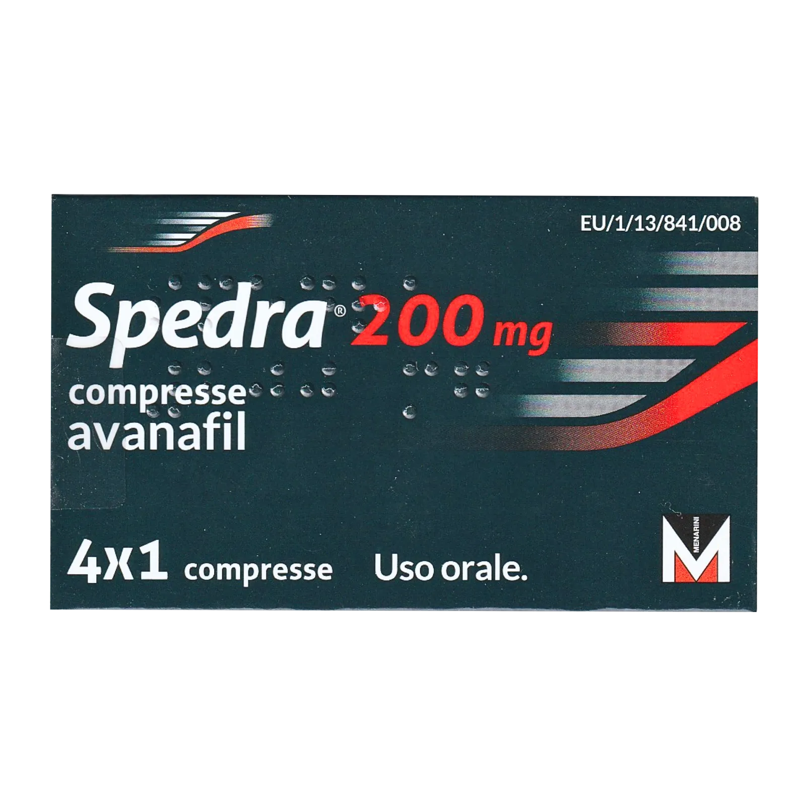 スペドラ（Spendra）（ステンドラ） 200mgの箱（表面）