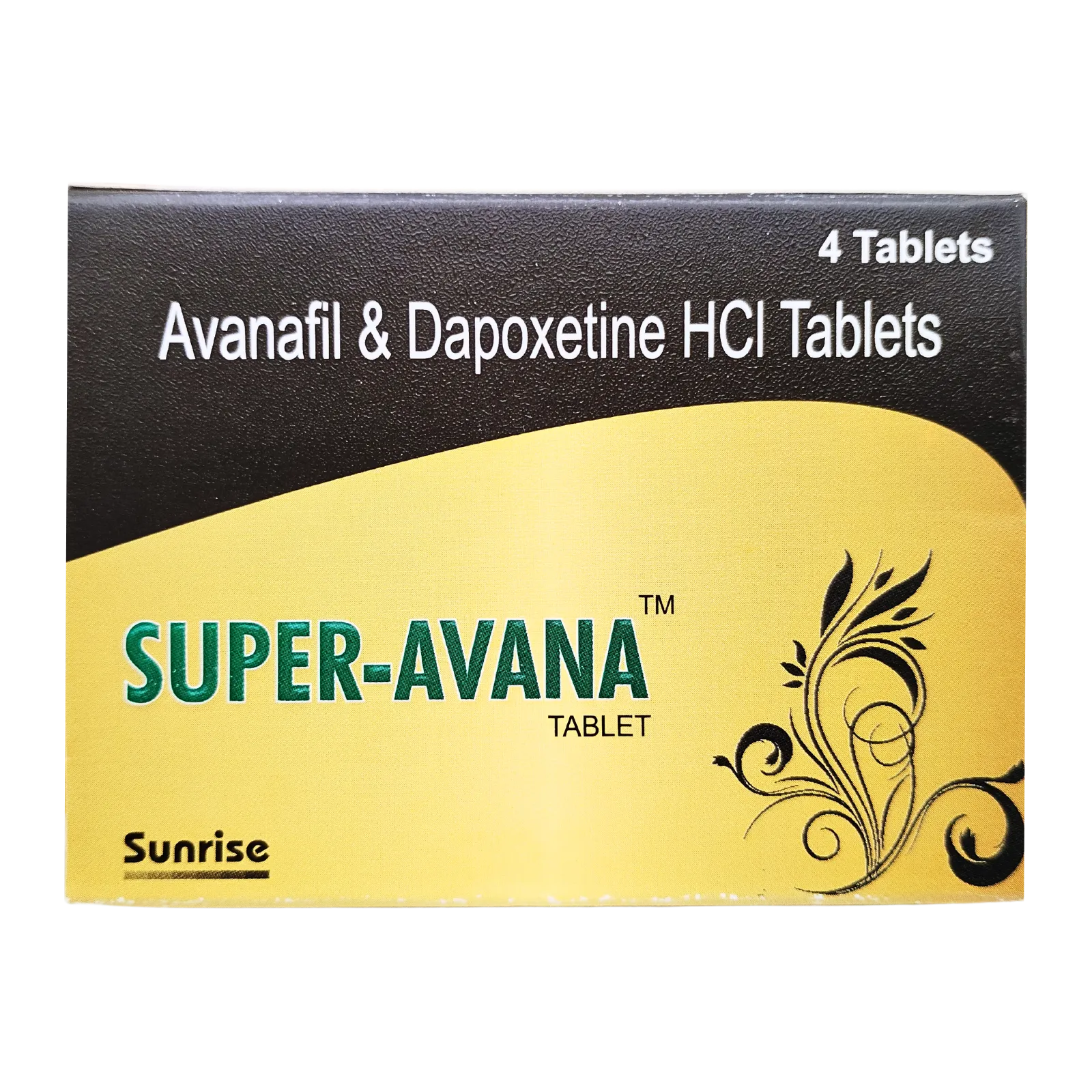 スーパーアバナ（SUPER AVANA）の箱（表面）