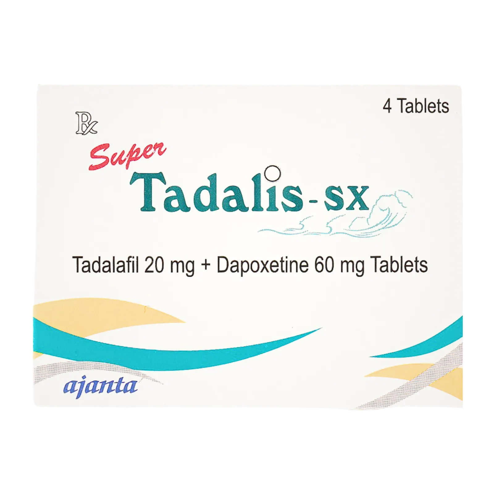 スーパータダリスSX（Super Tadalis SX）の箱（表面）