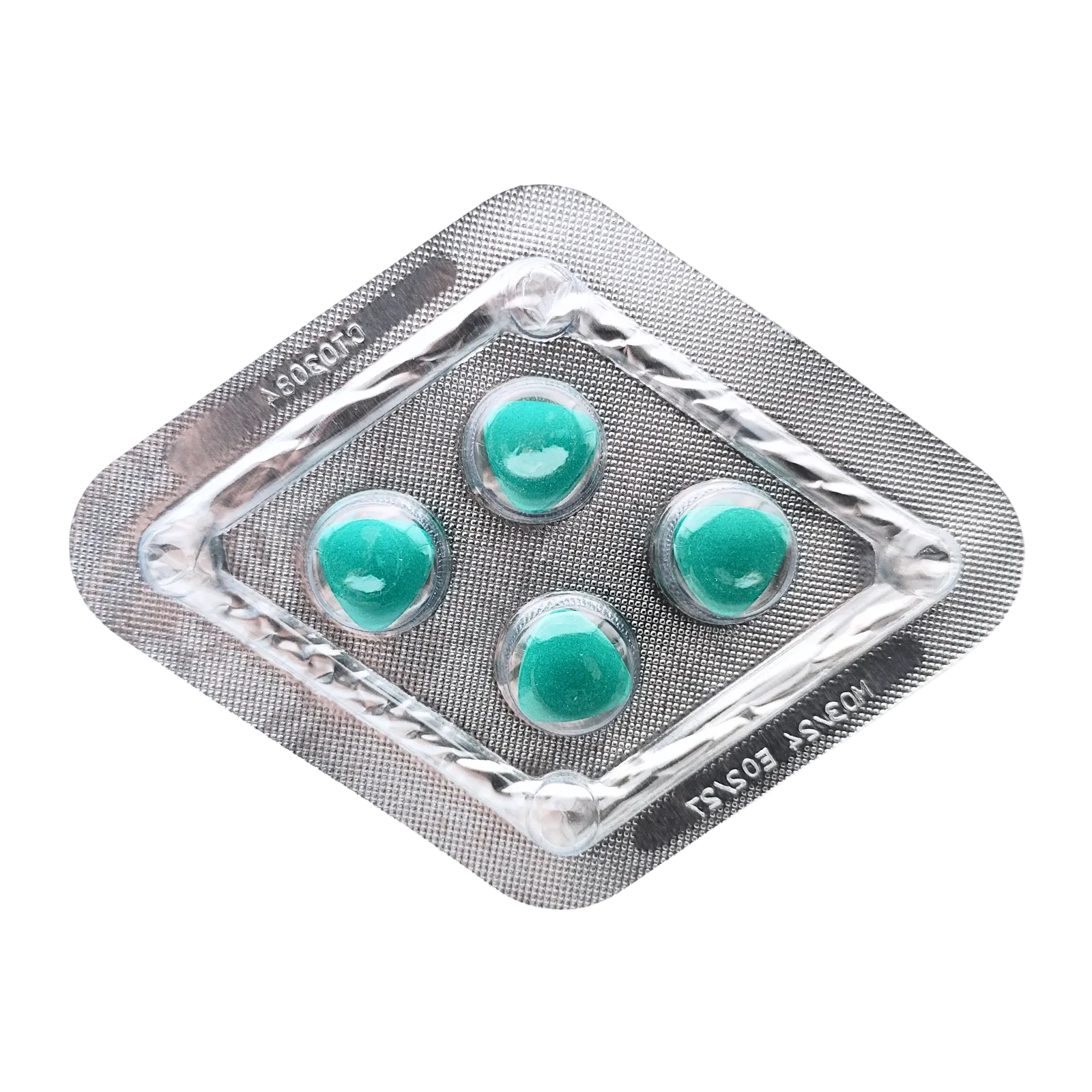 スーパーカマグラ（Super KAMAGRA）の4錠が入ったシート（表面）