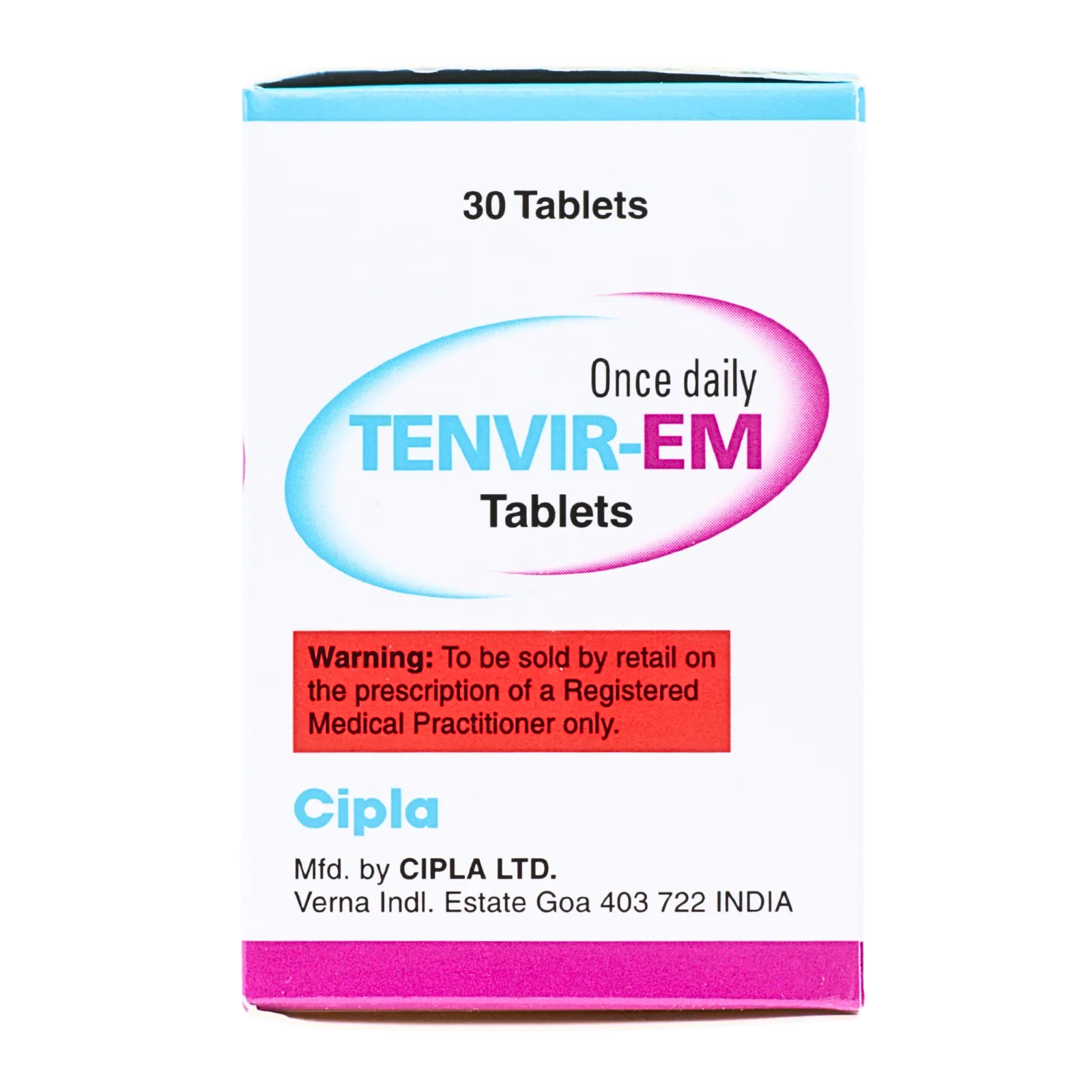 テンビルEM（TENVIR）の箱（側面2）