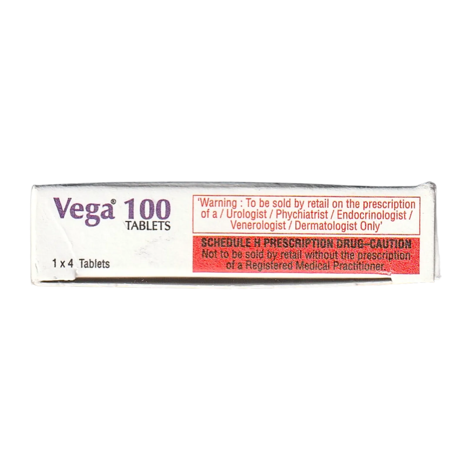 ベガ（Vega）100mgの箱（側面2）