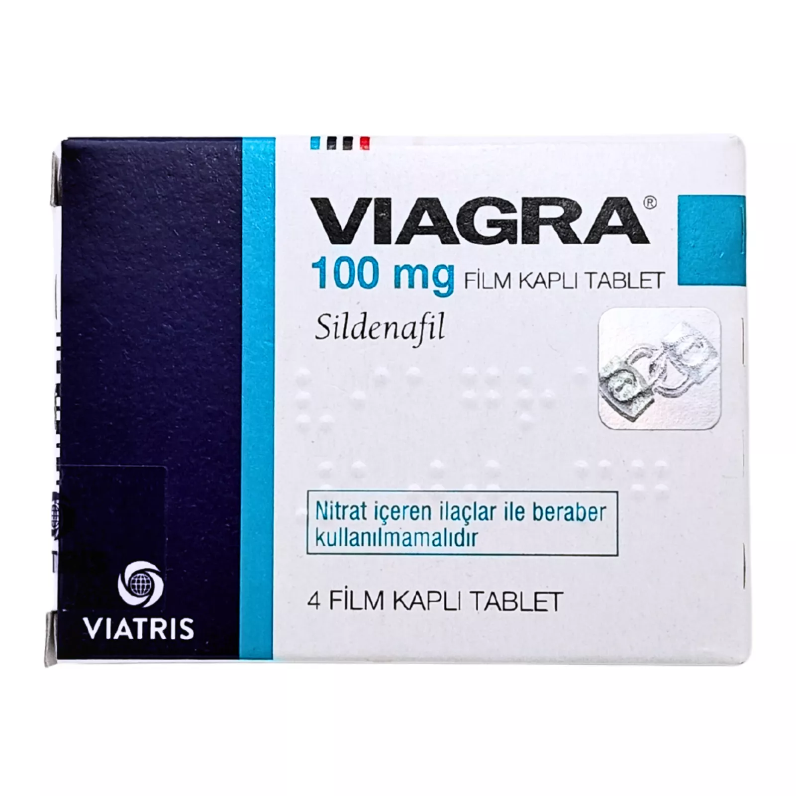 バイアグラ（VIAGRA）100mgの箱（表面）