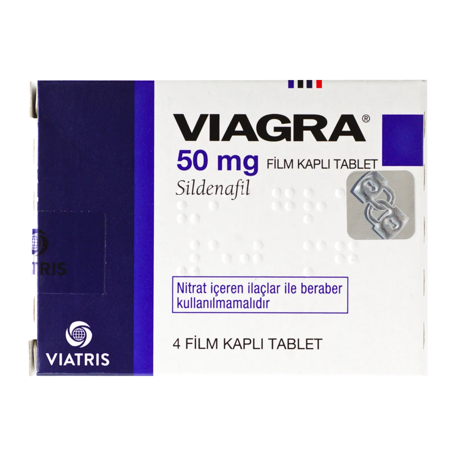 バイアグラ（VIAGRA）50mgの箱（表面）