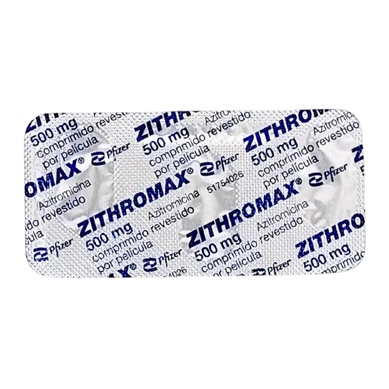 ジスロマック（ZITROMAX）500mgの箱（表面）