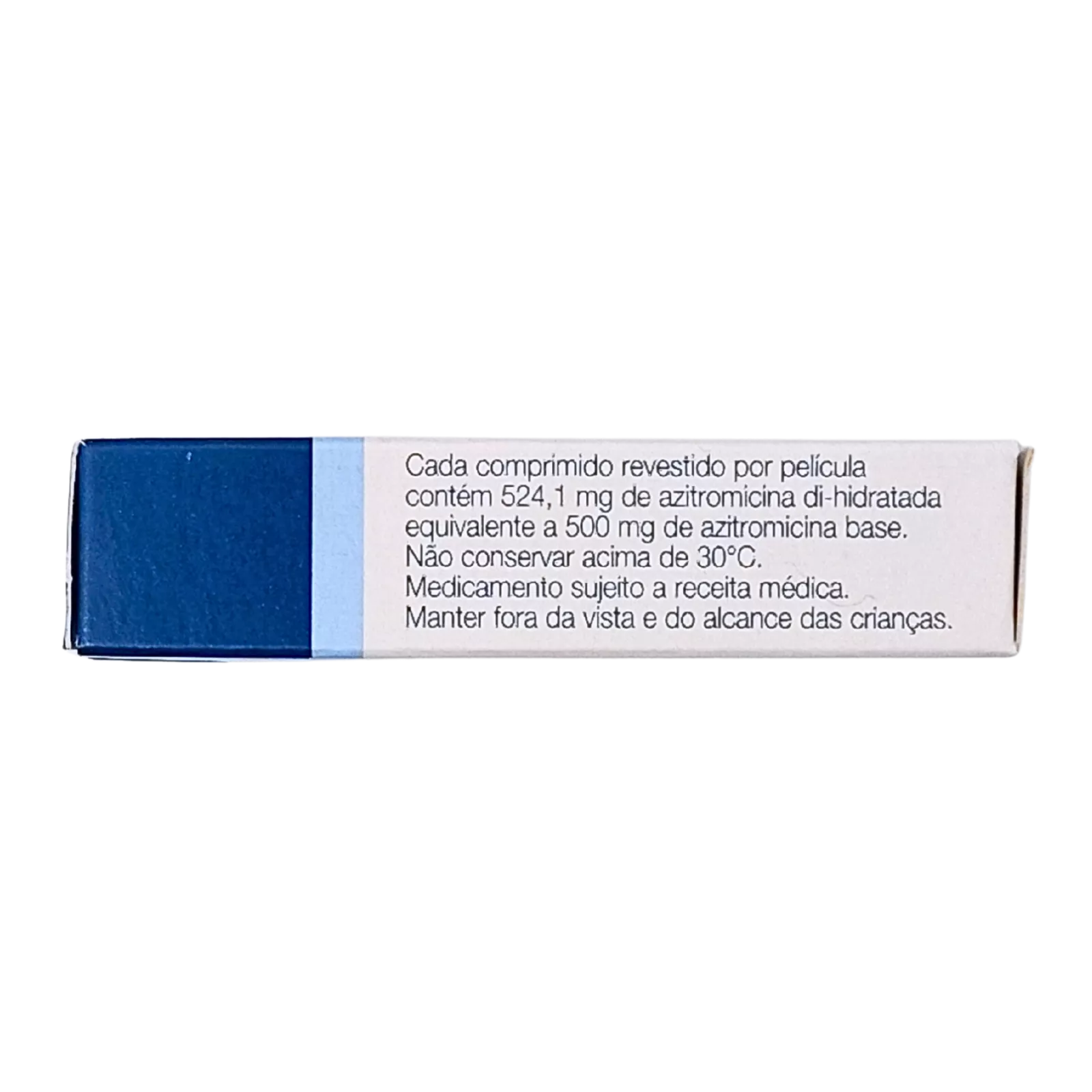 ジスロマック（ZITROMAX）500mgの箱（側面2）